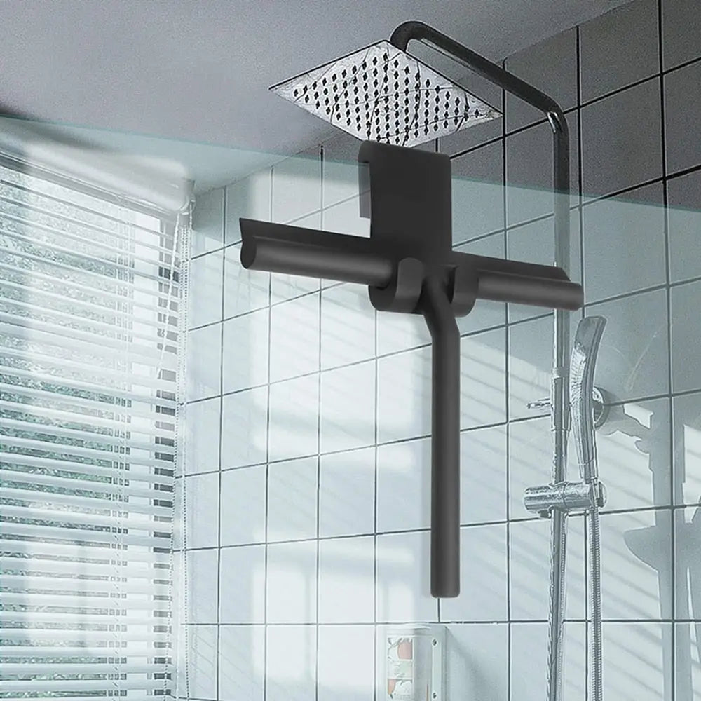 Modern Shower Squeegee with Silicone Blade for Glass Shower Walls and Bathroom Windows | Sansoti