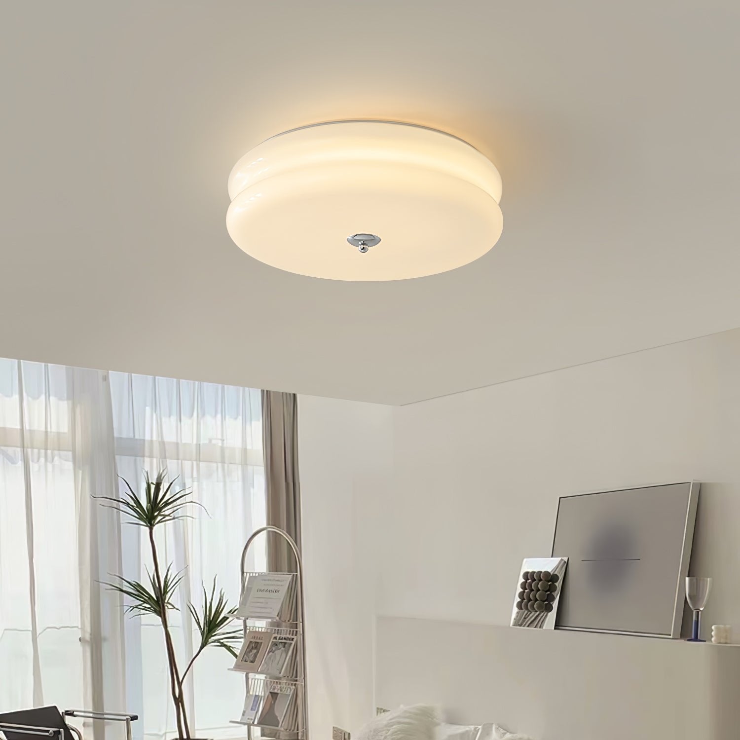 Art-déco-Deckenleuchte mit geometrischem Design und warmem LED-Licht für stilvolle Interieurs | Restfield