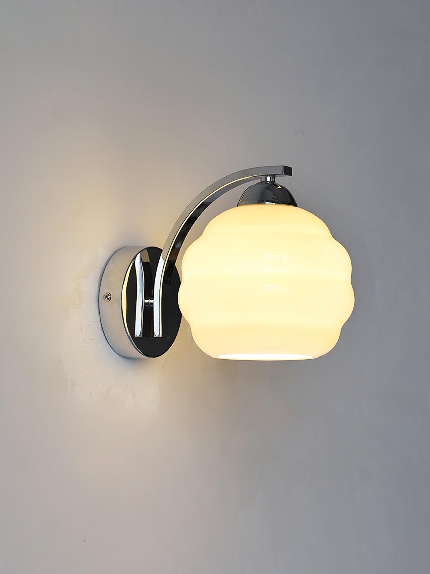 Art Deco Wandlamp Vintage Melkglas Armatuur Klassiek E26 E27 Fitting 1920s Geïnspireerd Interieurverlichting Woonkamer Gang Slaapkamer | Sansoti