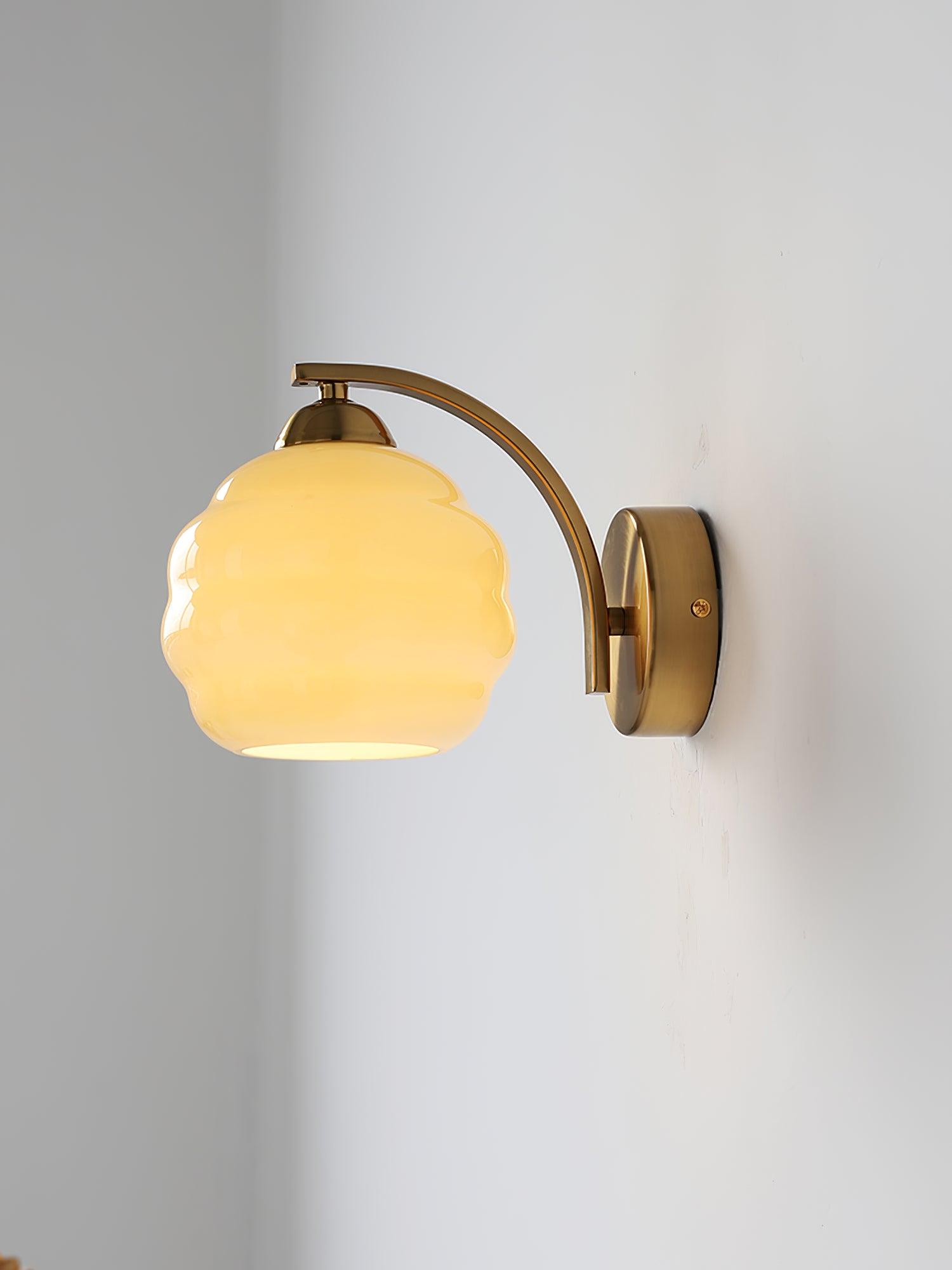 Art Deco Wandlamp Vintage Melkglas Armatuur Klassiek E26 E27 Fitting 1920s Geïnspireerd Interieurverlichting Woonkamer Gang Slaapkamer | Sansoti