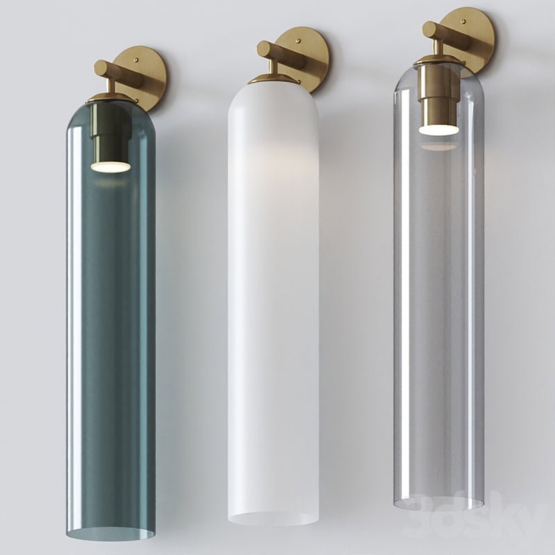 Glazen wandlamp met cilindervorm – elegante wandverlichting voor binnen | Sansoti