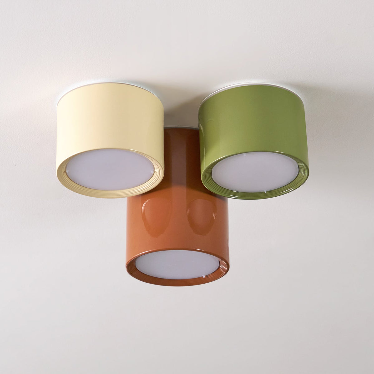 Ceiling Light Colored Metal Cylindrical Design Warm Light Bedroom Hallway Children's Room Living Room Ambient Lighting | Sansoti
