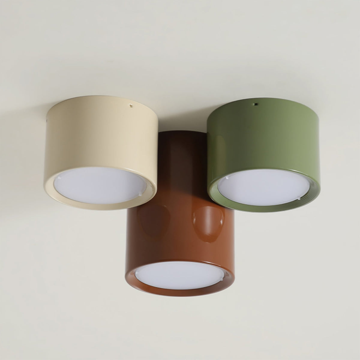 Ceiling Light Colored Metal Cylindrical Design Warm Light Bedroom Hallway Children's Room Living Room Ambient Lighting | Sansoti
