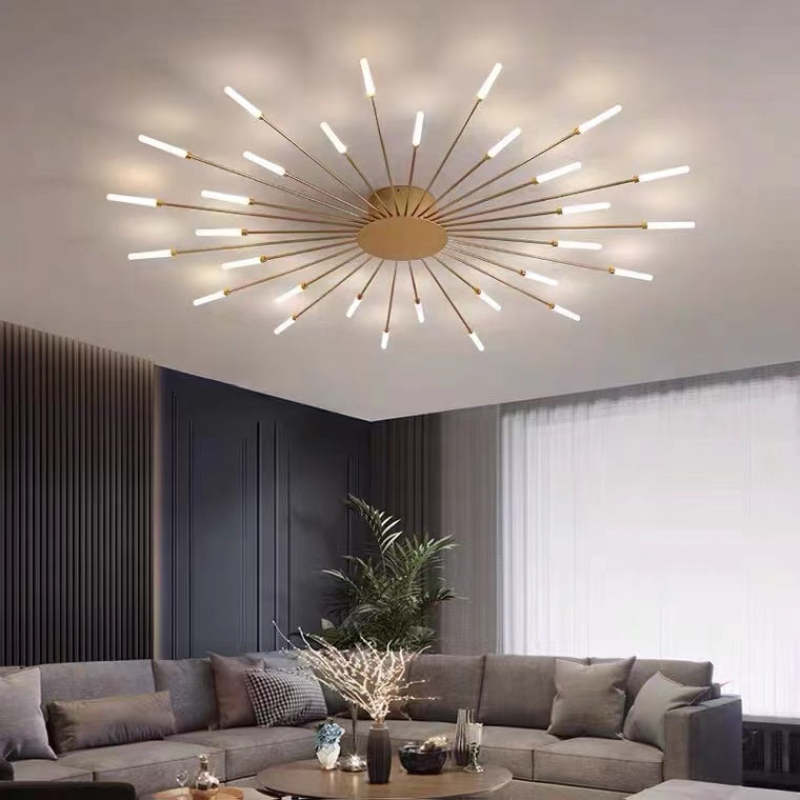 Moderne LED-Deckenleuchte mit sternförmigem Design für Wohn- und Schlafzimmer | Restfield