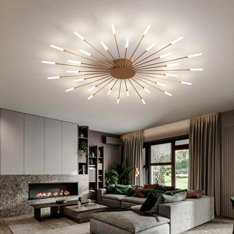 Moderne LED-Deckenleuchte mit sternförmigem Design für Wohn- und Schlafzimmer | Restfield