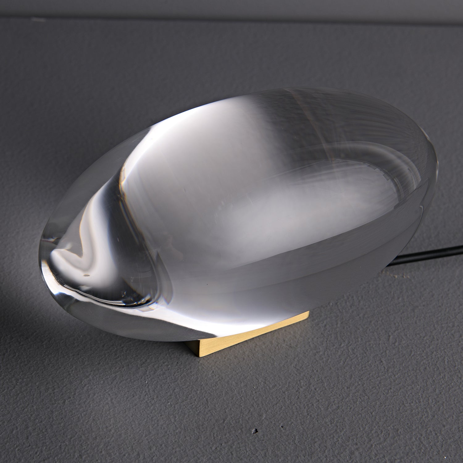Marsman tafellamp LED kristalglas chroom binnen sfeerverlichting designlamp projectie lamp modern interieur nachtkastje dressoir verlichting | Sansoti
