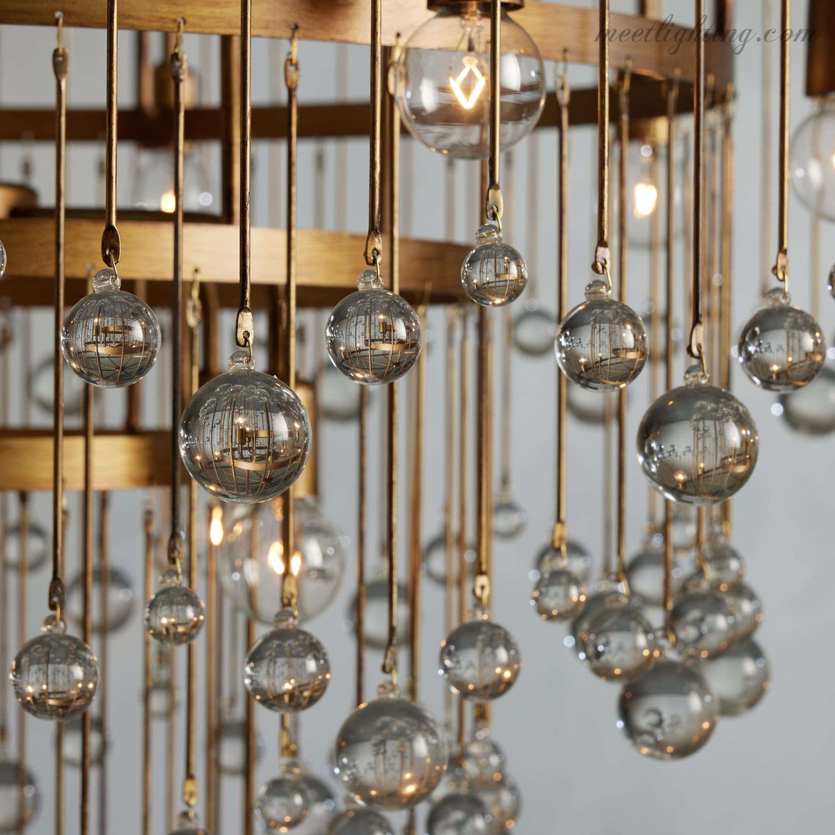 Viertrapskroonluchter met Kristallen 95cm Zwart Brons Messing Zilver Hanglamp Plafondverlichting Woonkamer | Sansoti