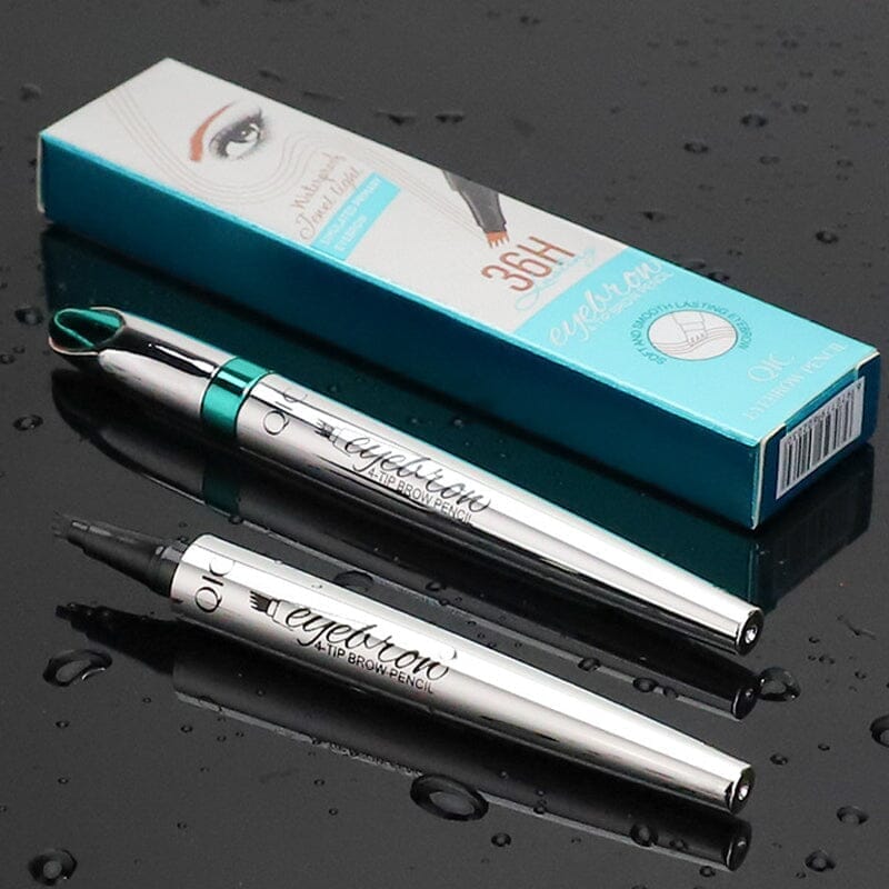 Wenkbrauwpotlood met 4 Punten Waterdichte Microblading Styling Pen voor Natuurlijke Haarlook Duurzaam tot 36 Uur Langdurig | Sansoti