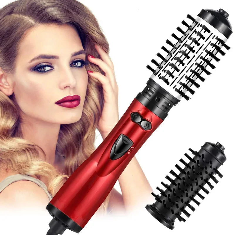 Roterende Föhn Styling Borstel 2-in-1 Volumizing Borstelset voor Droog & Krullend Haar | Sansoti