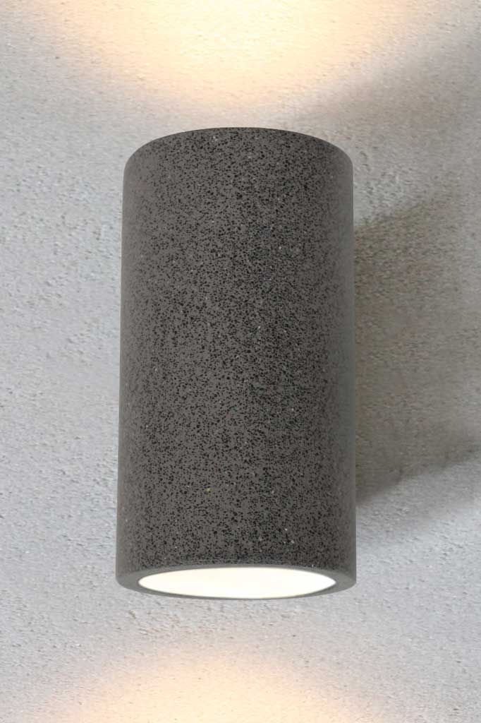 Outdoor Wall Lamp LED Concrete Look with Up/Down Lighting for Facade and Terrace | Sansoti