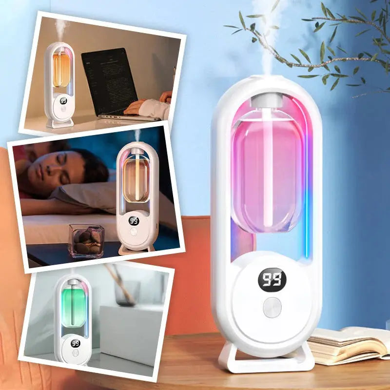 Automatische Geurverspreider met LED-Sfeerverlichting | Rustige Geuren voor Thuis | Sansoti