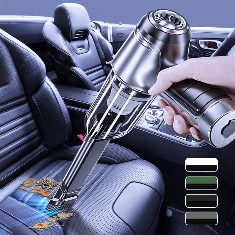 Draadloze Handstofzuiger met Krachtige Zuigkracht voor Auto en Huis | Sansoti