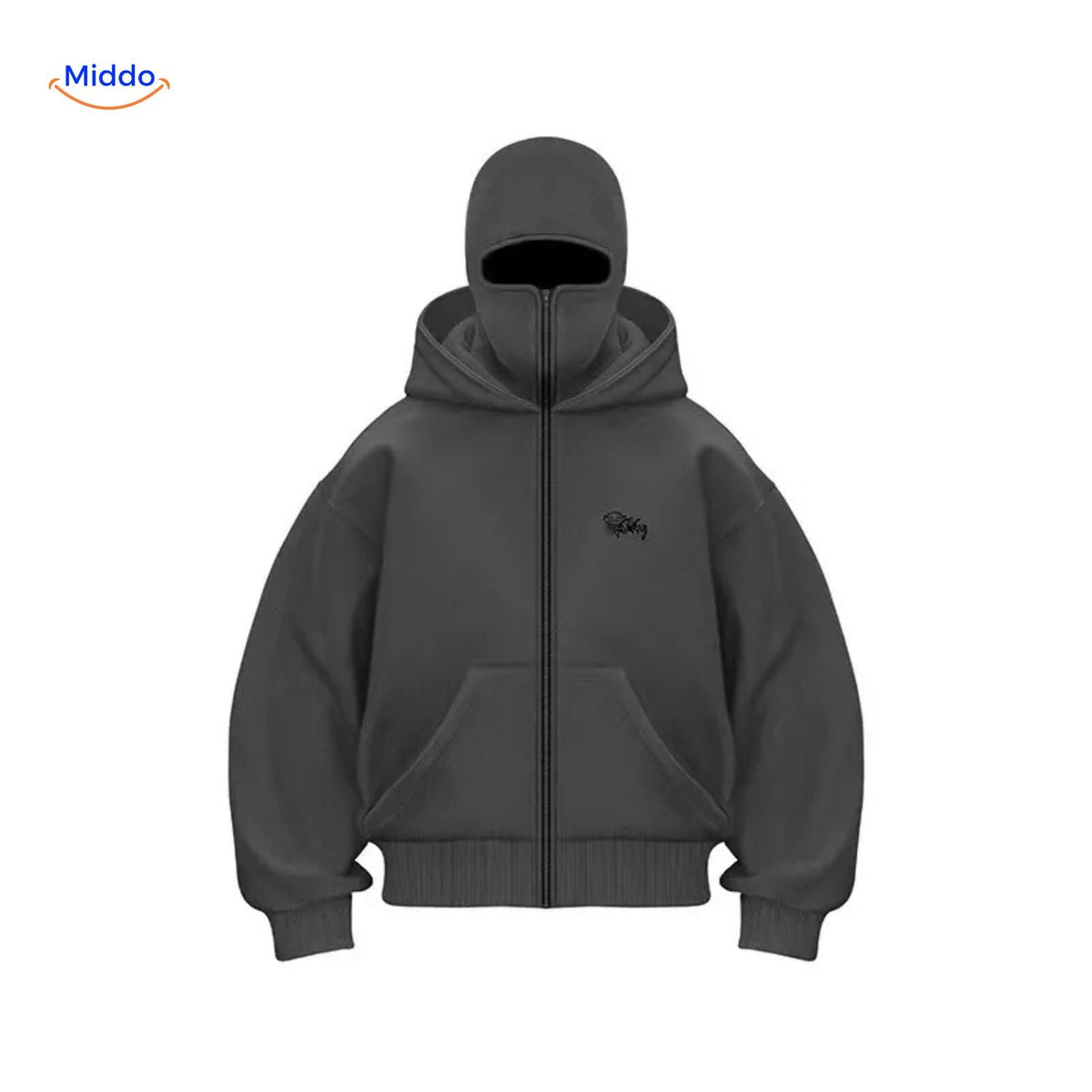 Katoenen Hoodie met Dubbele Capuchon Unisex Herfst Winter Streetwear Zachte Sweater Casual Comfortabel Outfit | Sansoti