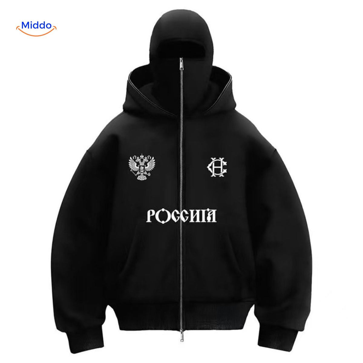Katoenen Hoodie met Dubbele Capuchon Unisex Herfst Winter Streetwear Zachte Sweater Casual Comfortabel Outfit | Sansoti
