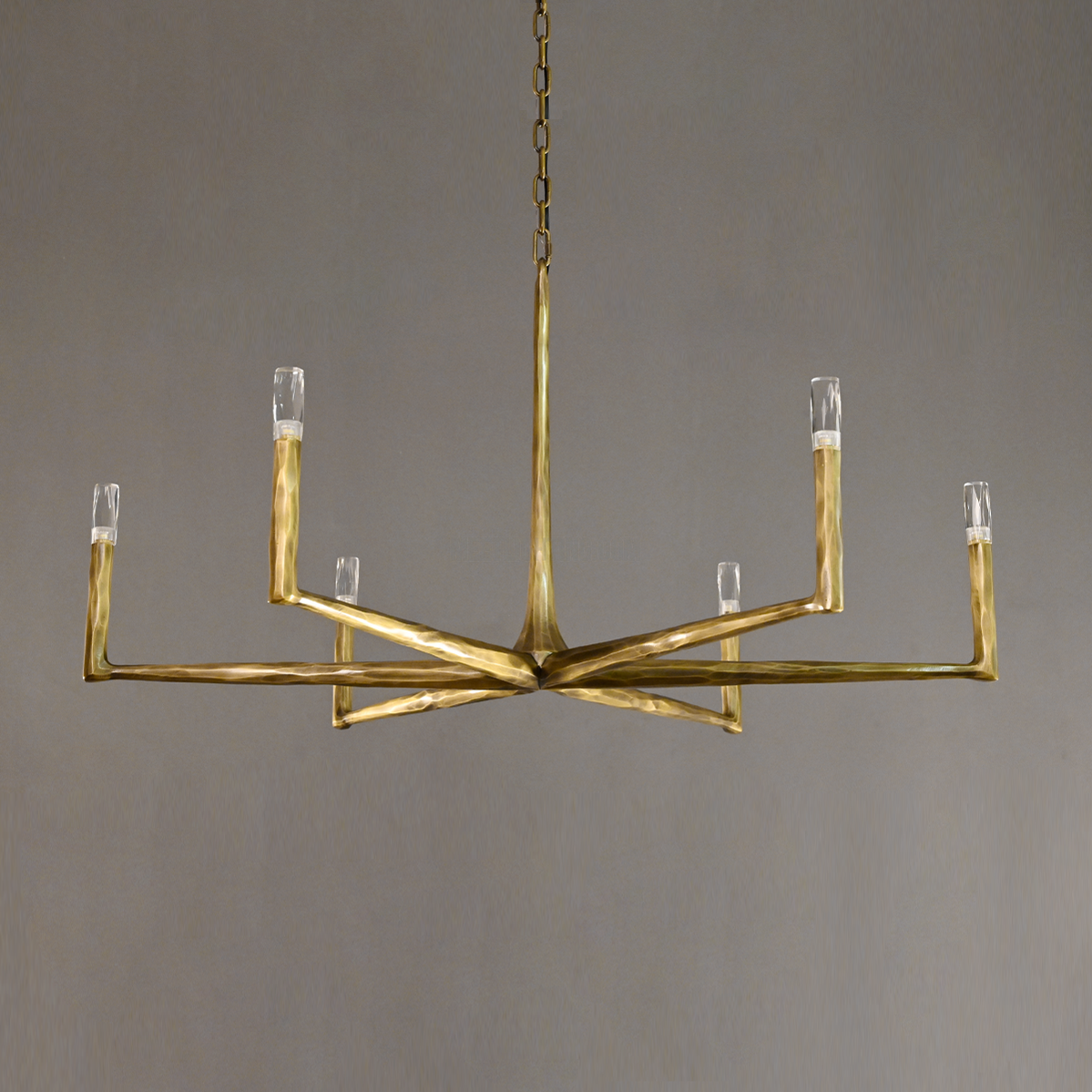 Ronde Smeedijzeren Kroonluchter 36-72 inch Messing Brons Tin Eetkamer Woonkamer Sfeerlicht Hanglamp Nostalgisch | Sansoti