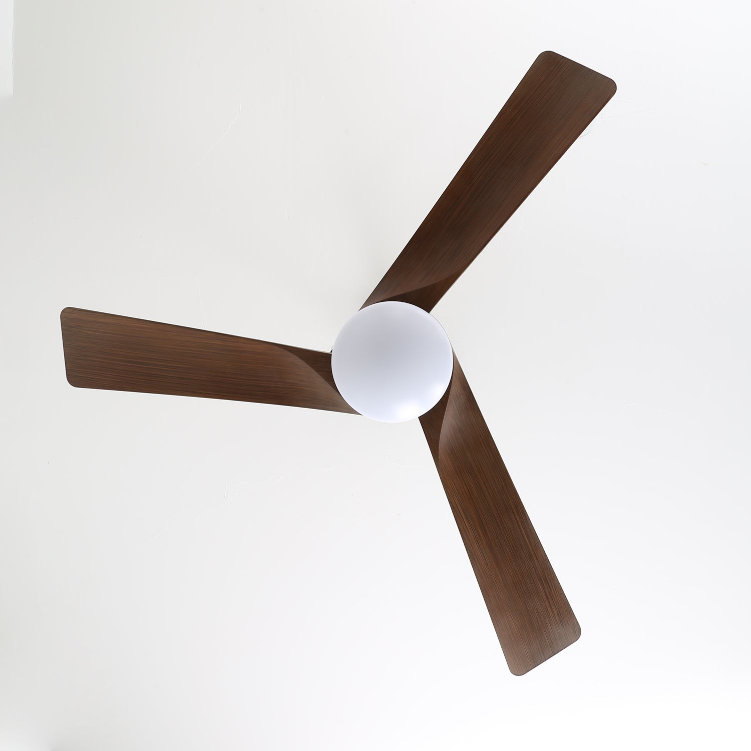 Moderne Plafondventilator met Verlichting – Ø132cm Designventilator in Hout & Metaal met LED-Lamp | Sansoti