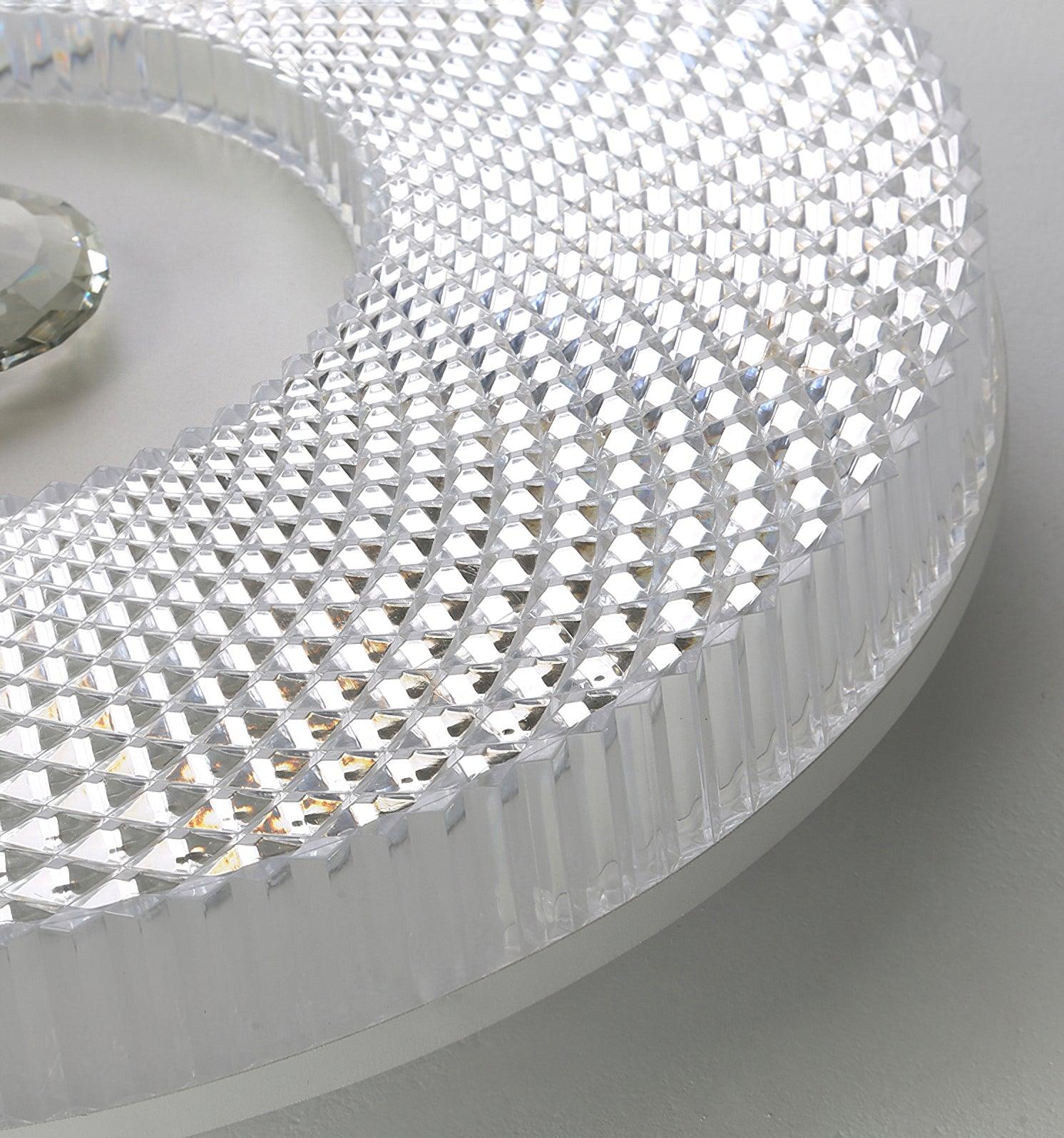 LED Plafondlamp Rond IJzer Acryl Dimbaar 3000K 4000K 6000K Zwart Wit Goud | Sansoti