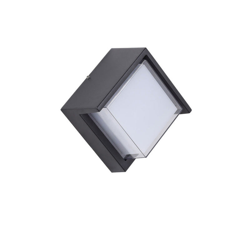 Wandlamp Voor Buiten LED Rond of Vierkant Zwart of Wit 3W-8W IP54 Gevel Terras Moderne Buitenverlichting | Sansoti