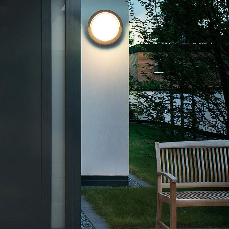 Wandlamp Voor Buiten LED Rond of Vierkant Zwart of Wit 3W-8W IP54 Gevel Terras Moderne Buitenverlichting | Sansoti