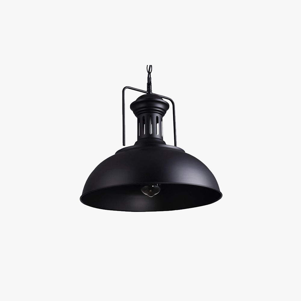 Suspension en métal rustique, design vintage industriel, douille E27, réglable, plafonnier pour cuisine et salle à manger | Sansoti