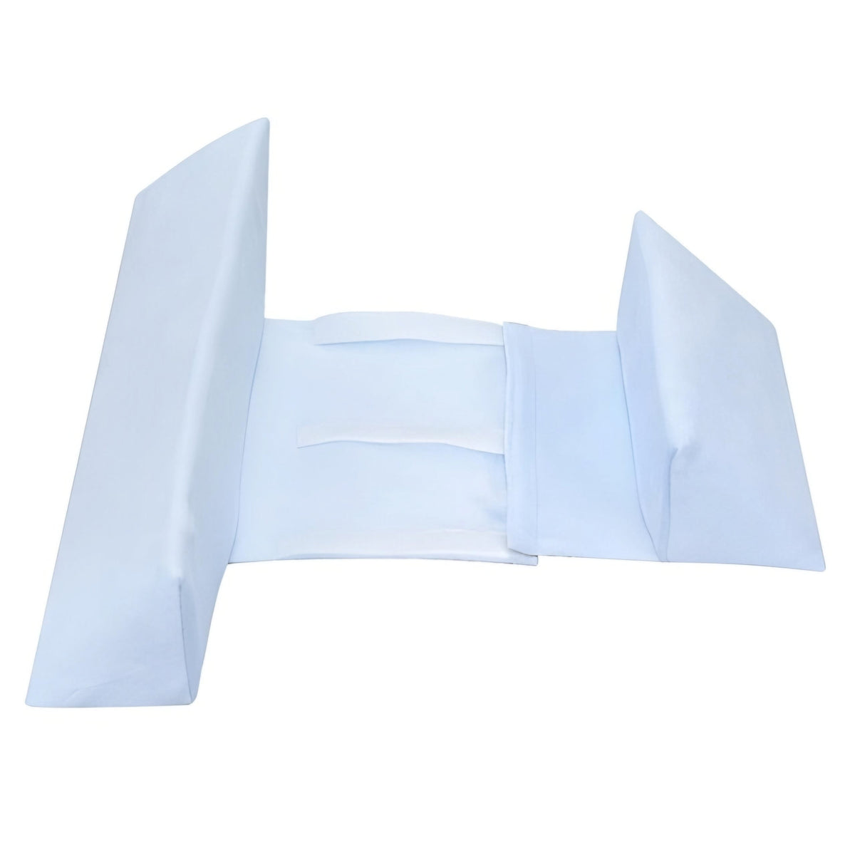 Coussin de positionnement anti-roulement pour bébé, sommeil sur le côté, velours blanc, réglable, amovible et lavable, confort et sommeil sécurisé | Sansoti