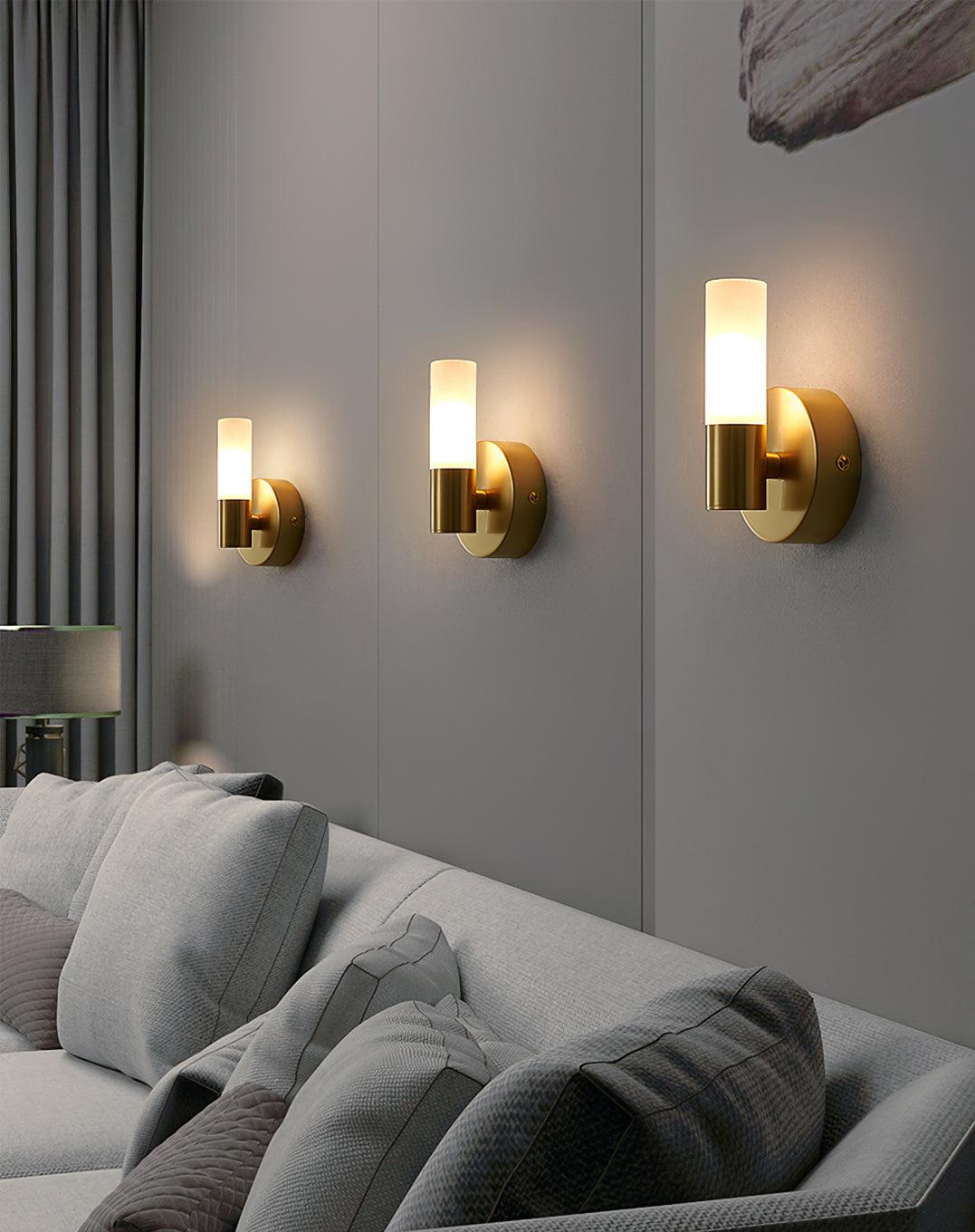 Wandlamp met G9-fitting en acryl kap – moderne binnenverlichting in design A, B of C | Sansoti