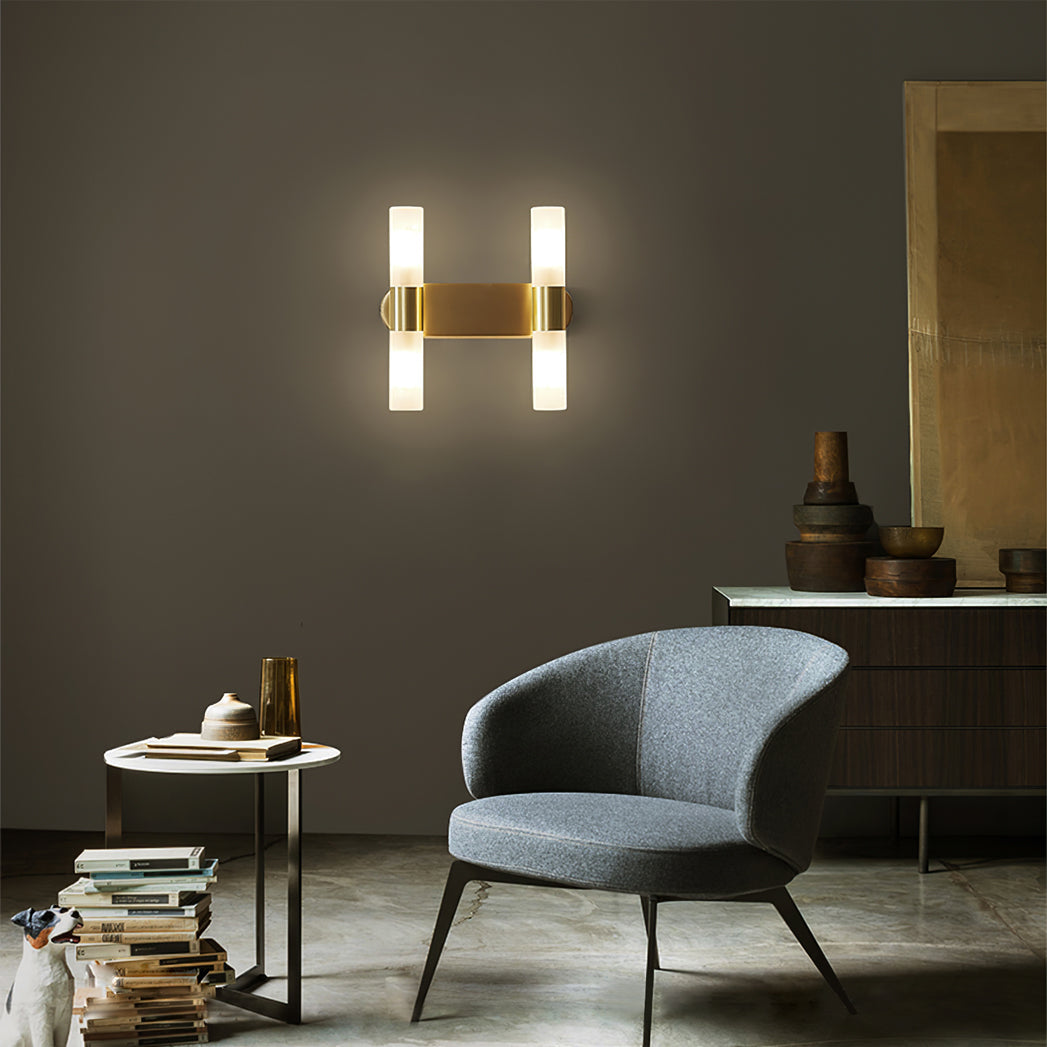 Wandlamp met G9-fitting en acryl kap – moderne binnenverlichting in design A, B of C | Sansoti