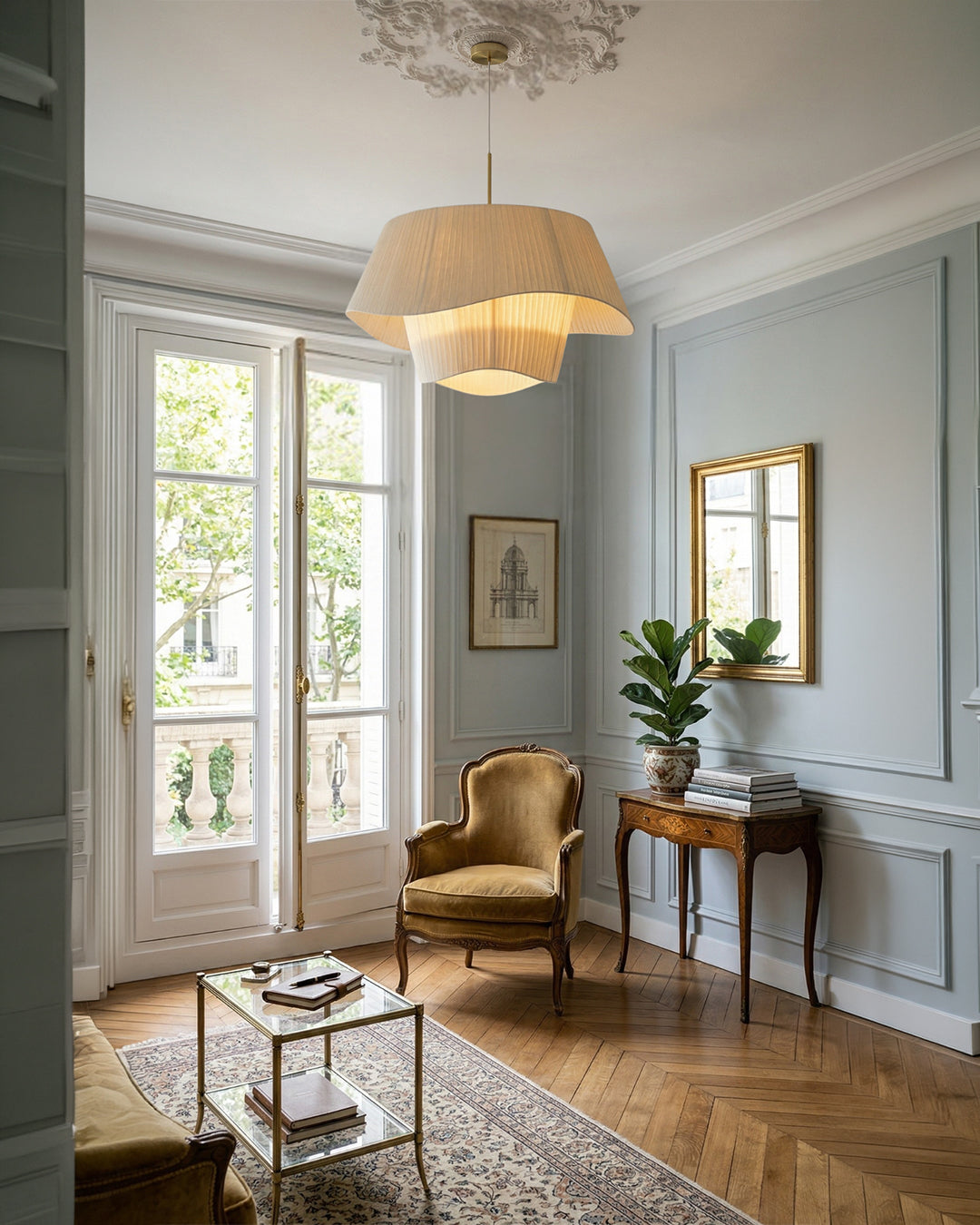Moderne Tyvek Hanglamp Rond Design Warm Wit Dimbaar Woonkamer Eetkamer Slaapkamer Decoratieve Plafondverlichting | Sansoti