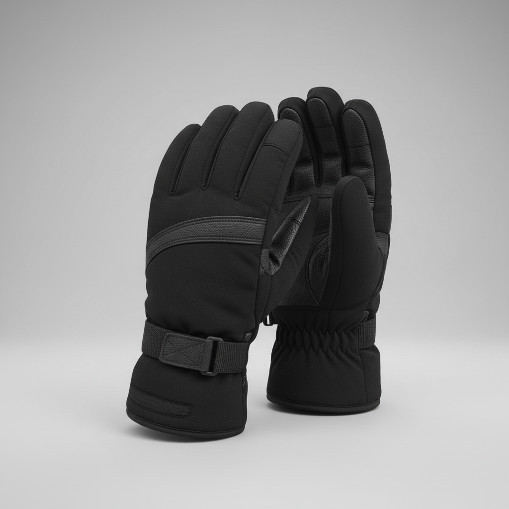 Beheizte Handschuhe mit Touchscreen-Funktion, wasserdichte Fleece-Winterhandschuhe zum Skifahren und Wandern im Freien | Sansoti
