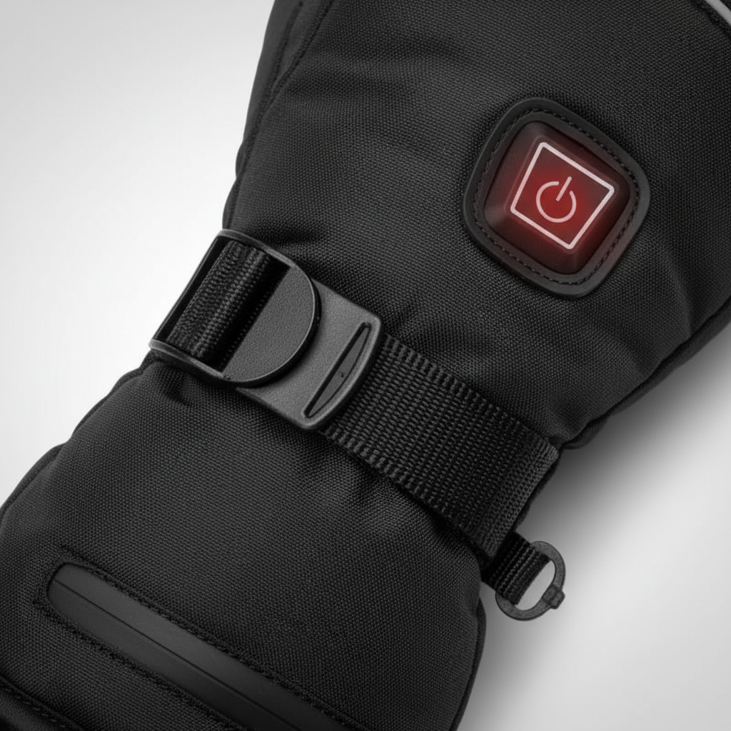 Beheizte Handschuhe mit Touchscreen-Funktion, wasserdichte Fleece-Winterhandschuhe zum Skifahren und Wandern im Freien | Sansoti