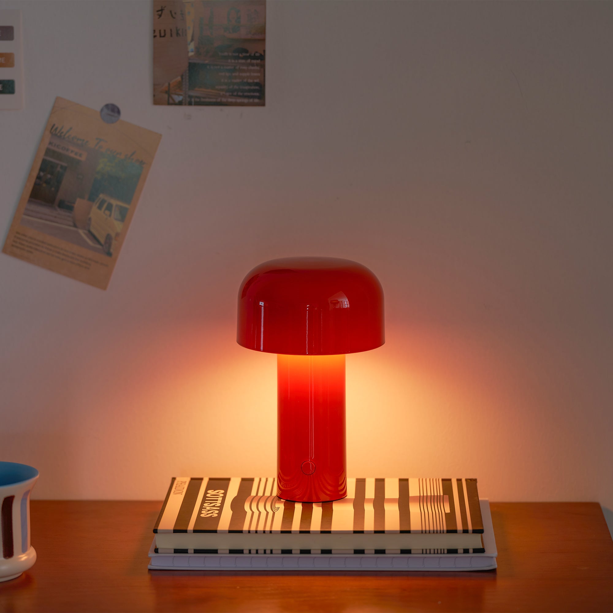 Draadloze Oplaadbare LED Tafellamp met Geïntegreerde LED & Touch Dimfunctie | Sansoti