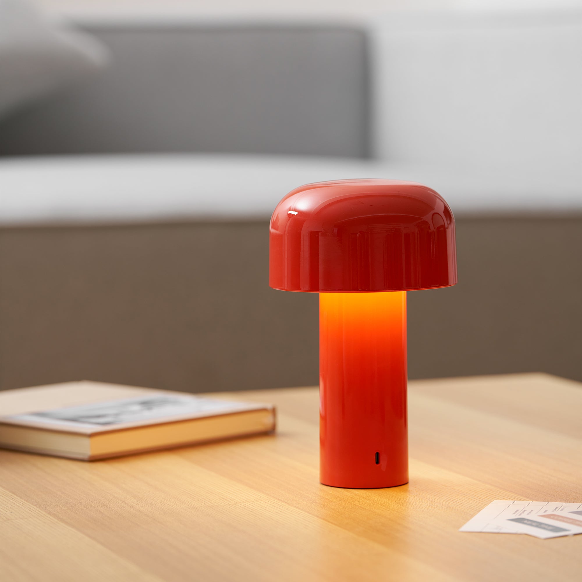 Draadloze Oplaadbare LED Tafellamp met Geïntegreerde LED & Touch Dimfunctie | Sansoti