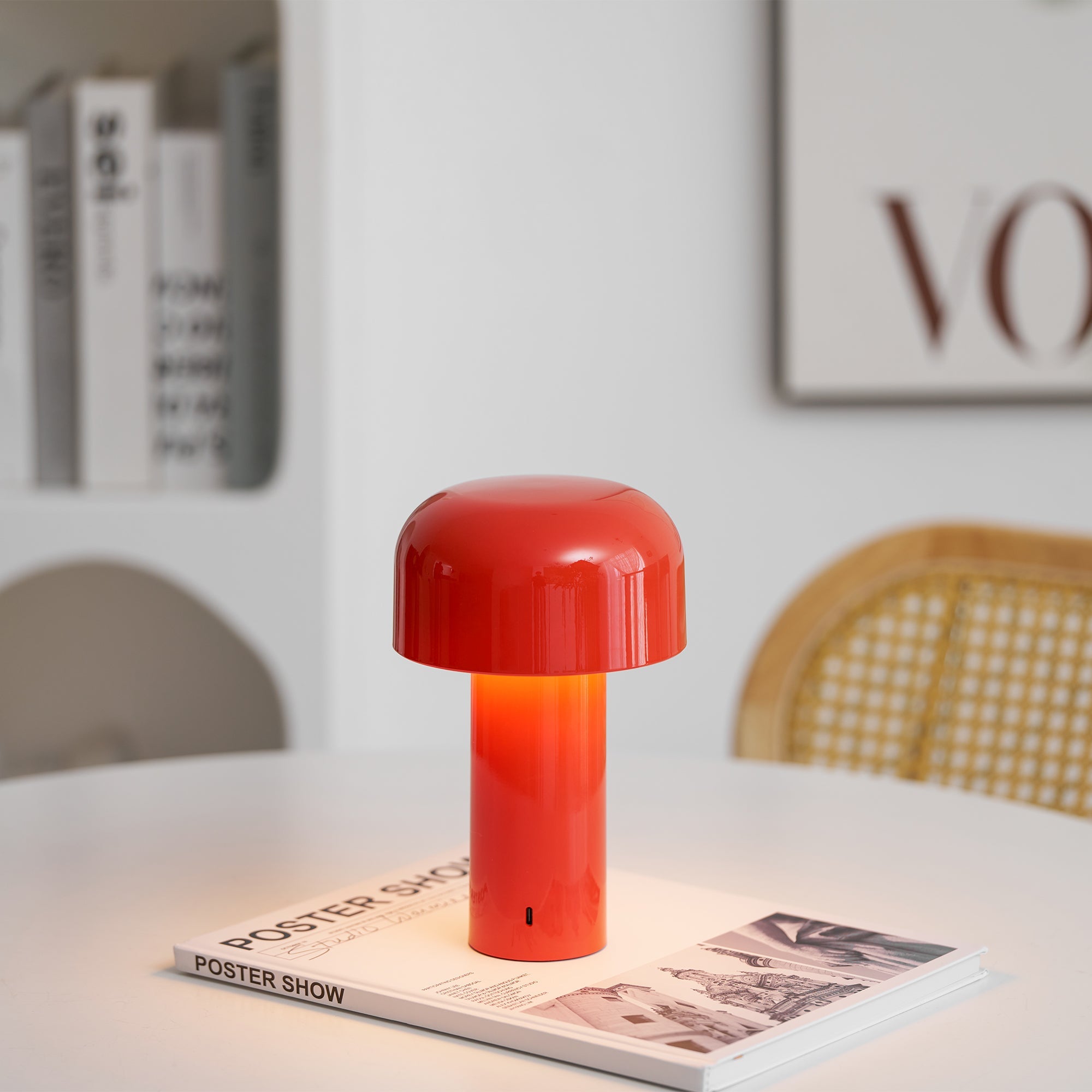 Draadloze Oplaadbare LED Tafellamp met Geïntegreerde LED & Touch Dimfunctie | Sansoti