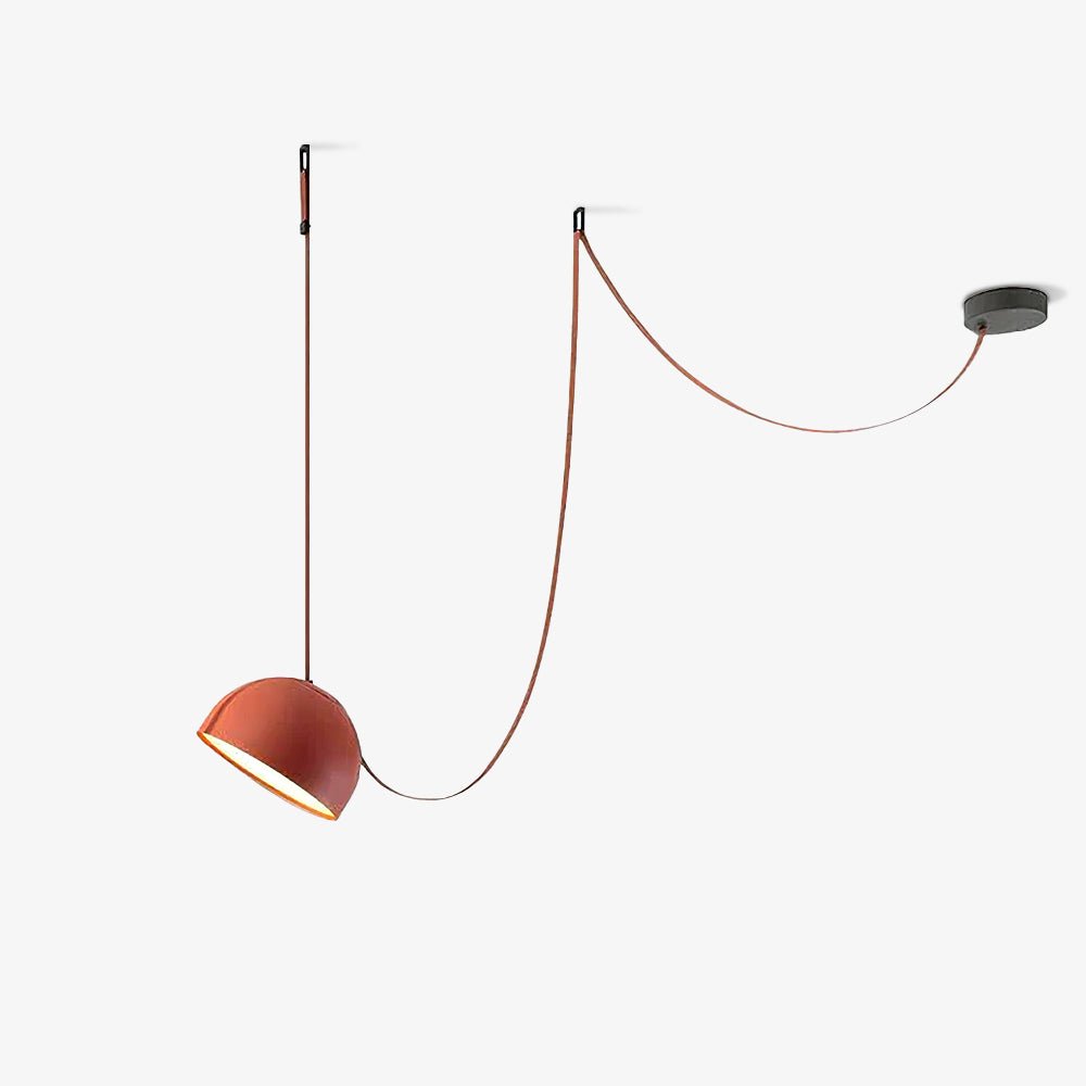 Pendant Light with Adjustable Canvas Straps and 360° Light Distribution for an Atmospheric Living Room and Dining Room | Sansoti