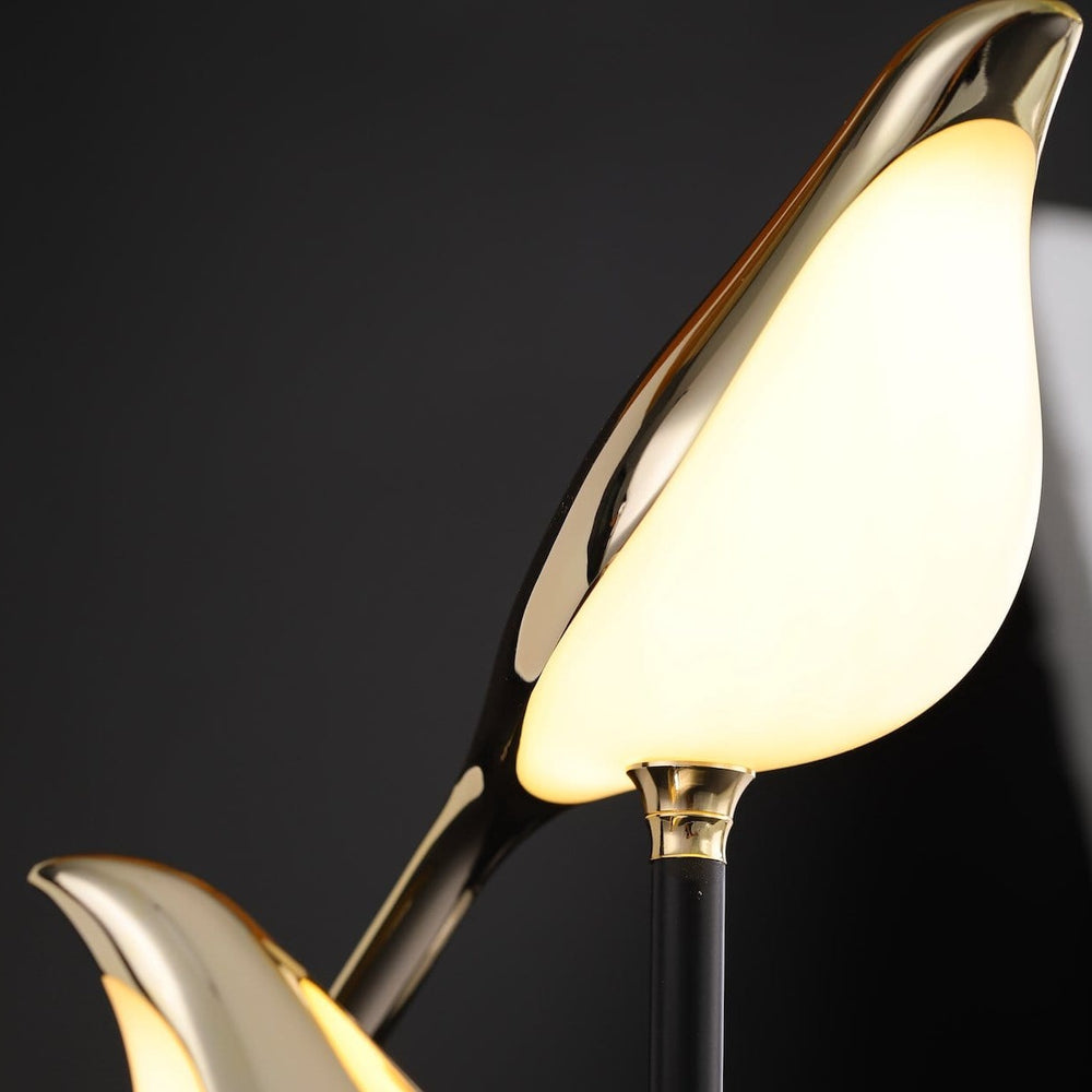 Tischlampe LED Goldener Vogel Design Postmodern Gold Wohnzimmer Schlafzimmer Arbeitszimmer Dekorativ | Restfield