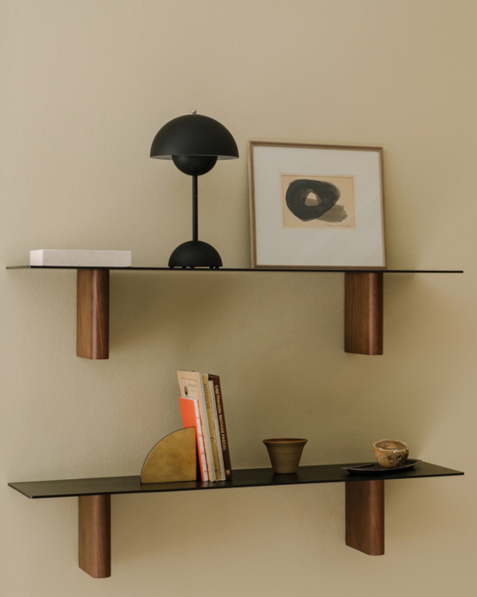 Tafellamp LED Metaal 28cm Grijs Dimbaar Bureau Nachtkast Scandinavisch Design Lamp Modern Minimalistisch | Sansoti