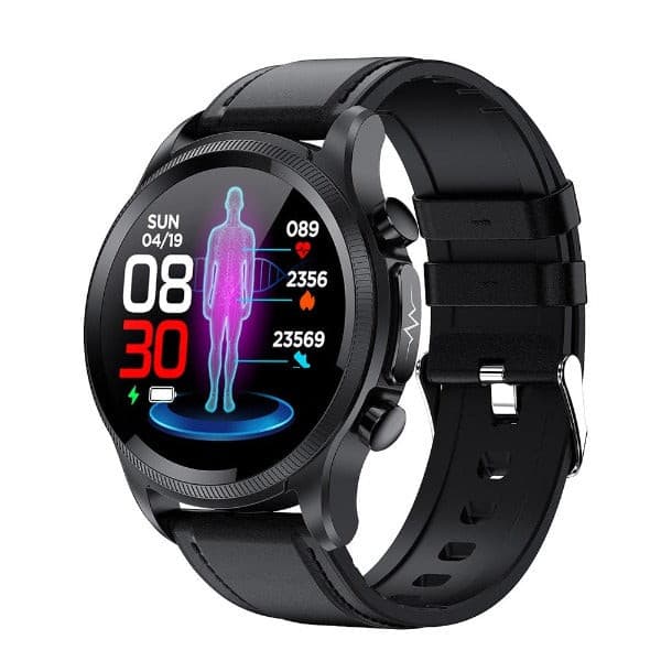 Slimme Gezondheidshorloge met Bloedsuikermeting & Hartslagmeter Waterdicht Fitness Tracker Smartwatch | Sansoti