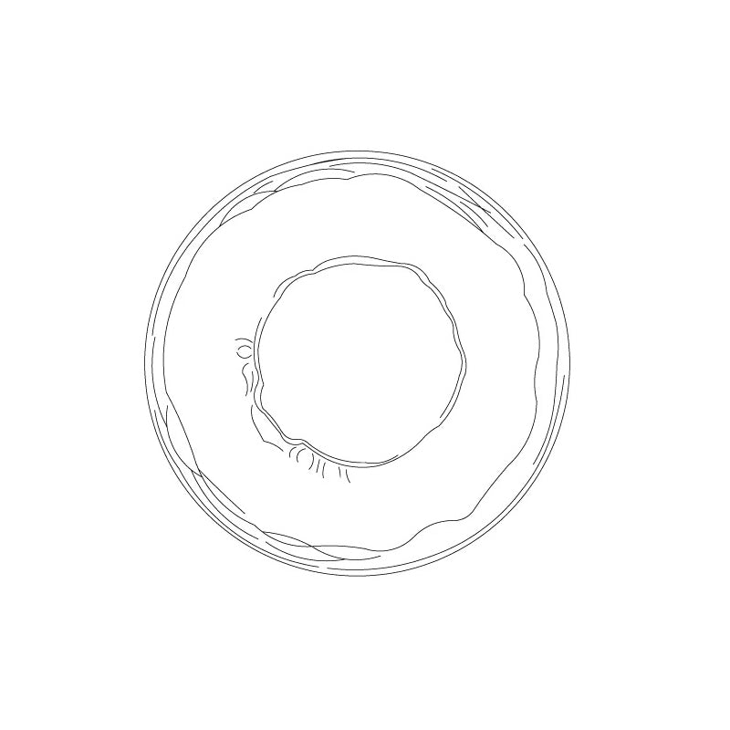 Wandlamp Glas Rond Scandinavisch LED 5W Zwart Goud 20cm Design | Sansoti