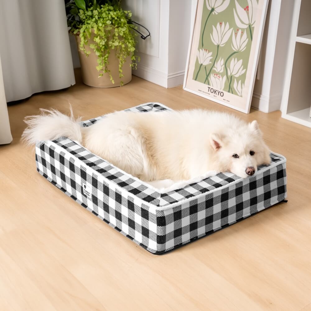 Hondenmand Antistress Tartan Klassiek Design Rustgevend Comfortabel Bed voor Huisdieren Honden Katten | Sansoti