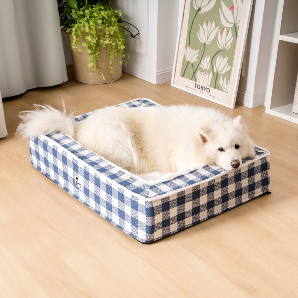 Hondenmand Antistress Tartan Klassiek Design Rustgevend Comfortabel Bed voor Huisdieren Honden Katten | Sansoti