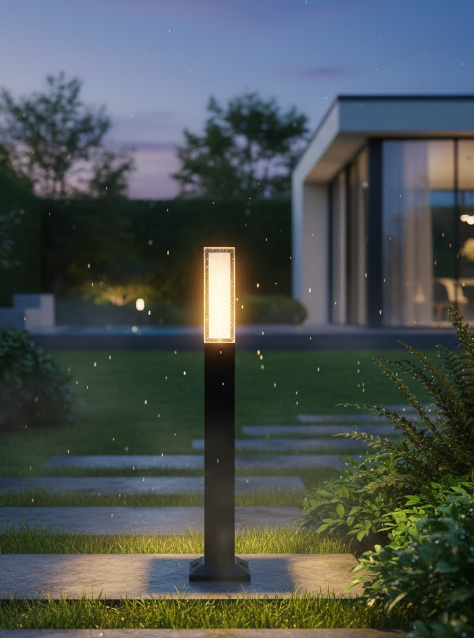 Staande tuinlamp LED aluminium waterdicht moderne buitenverlichting voor pad terras oprit tuin 30-100cm | Sansoti