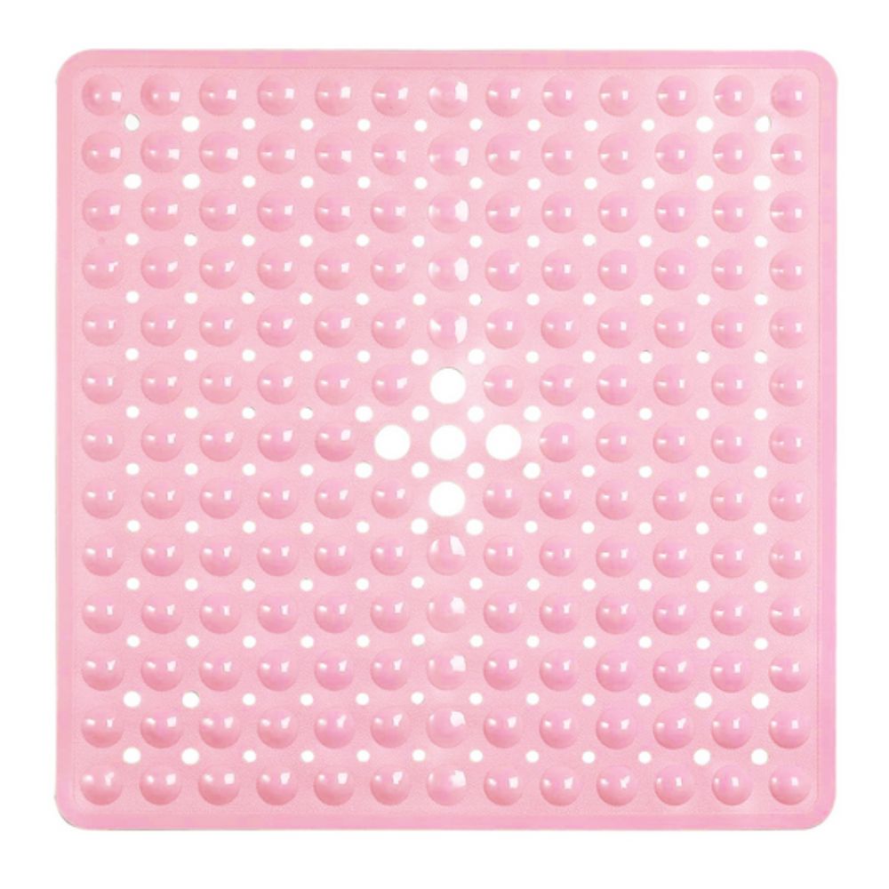 Antislip Badmat met Zuignappen – Veilig Vaste Mat voor Bad en Douche – Vierkant Design met Drainagegaten – PVC Douchevloermat – Machinewasbaarbaar | Sansoti