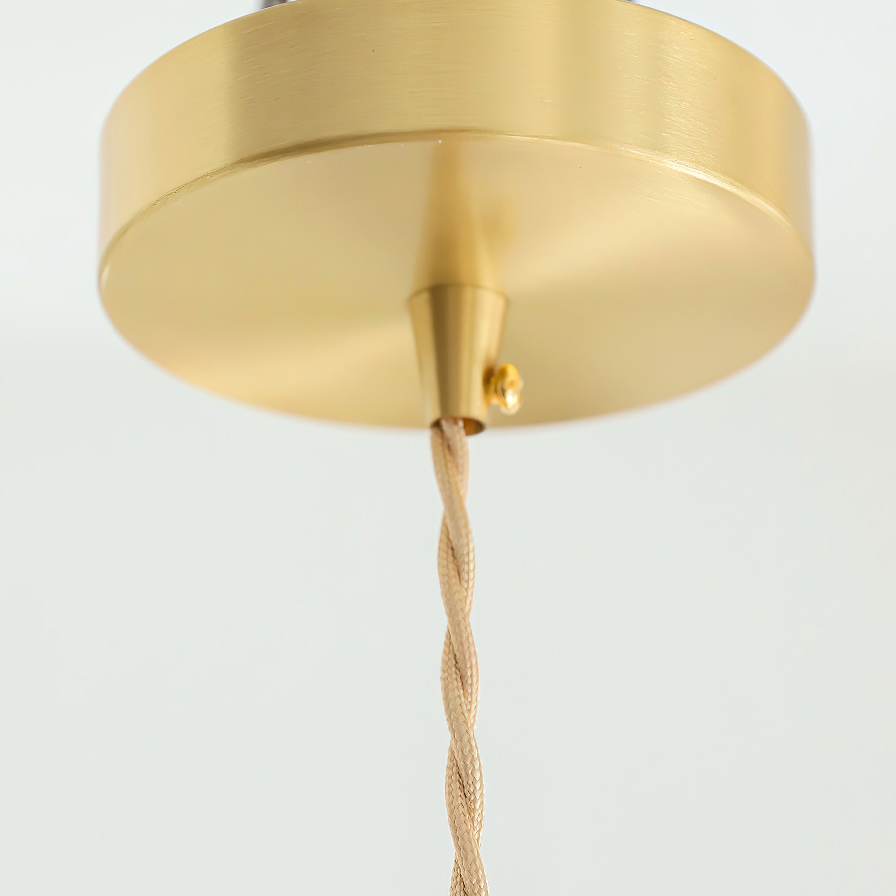Gestreepte Glazen Hanglamp met Messing Fitting – Dopamine Kleuren Hangende Verlichting voor Keuken Eetkamer | Sansoti
