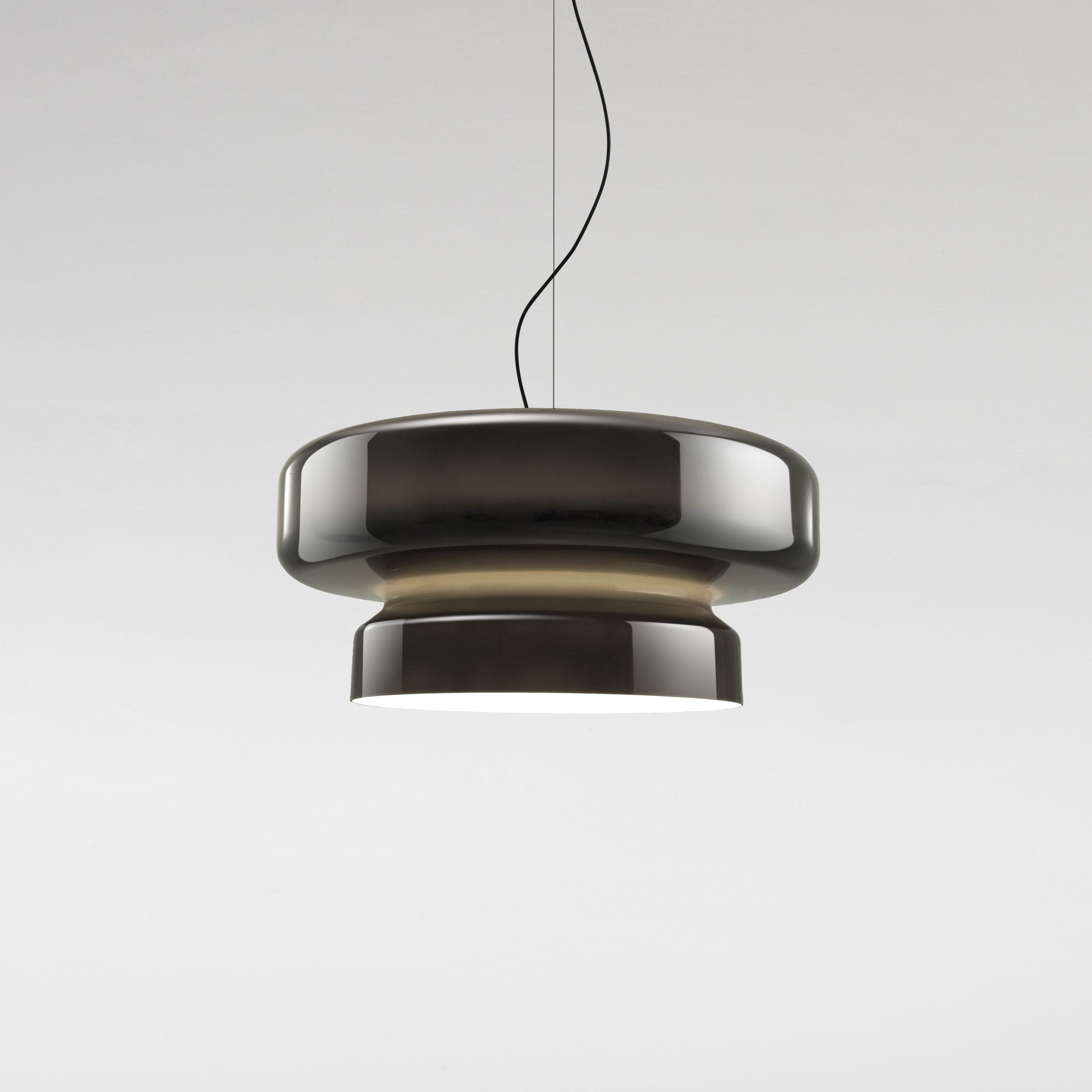 Hanglamp Glas Metaal LED Retro Bruin Eettafel Woonkamer Verstelbaar Snoer Design Verlichting Modern Interieur | Sansoti