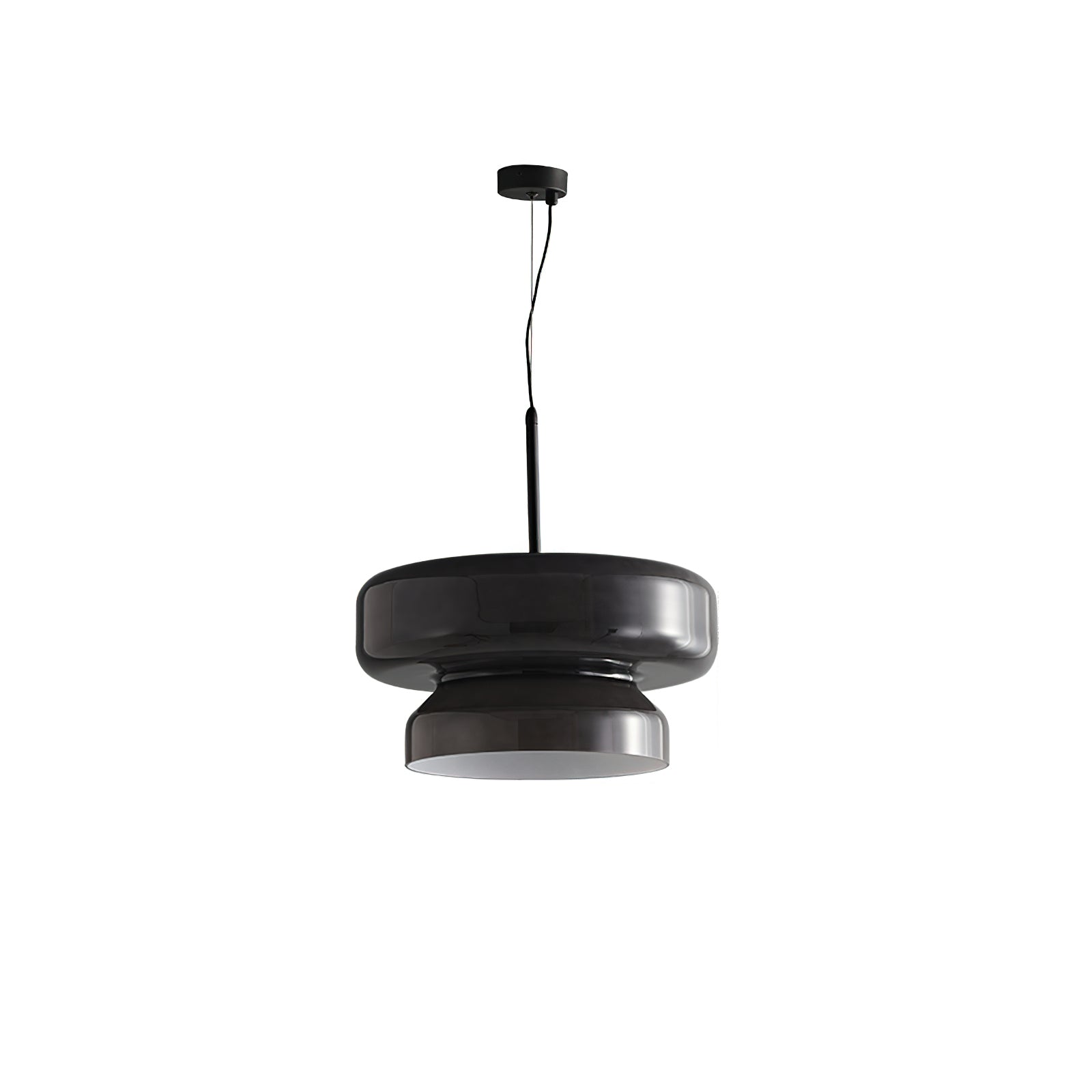 Hanglamp Glas Metaal LED Retro Bruin Eettafel Woonkamer Verstelbaar Snoer Design Verlichting Modern Interieur | Sansoti