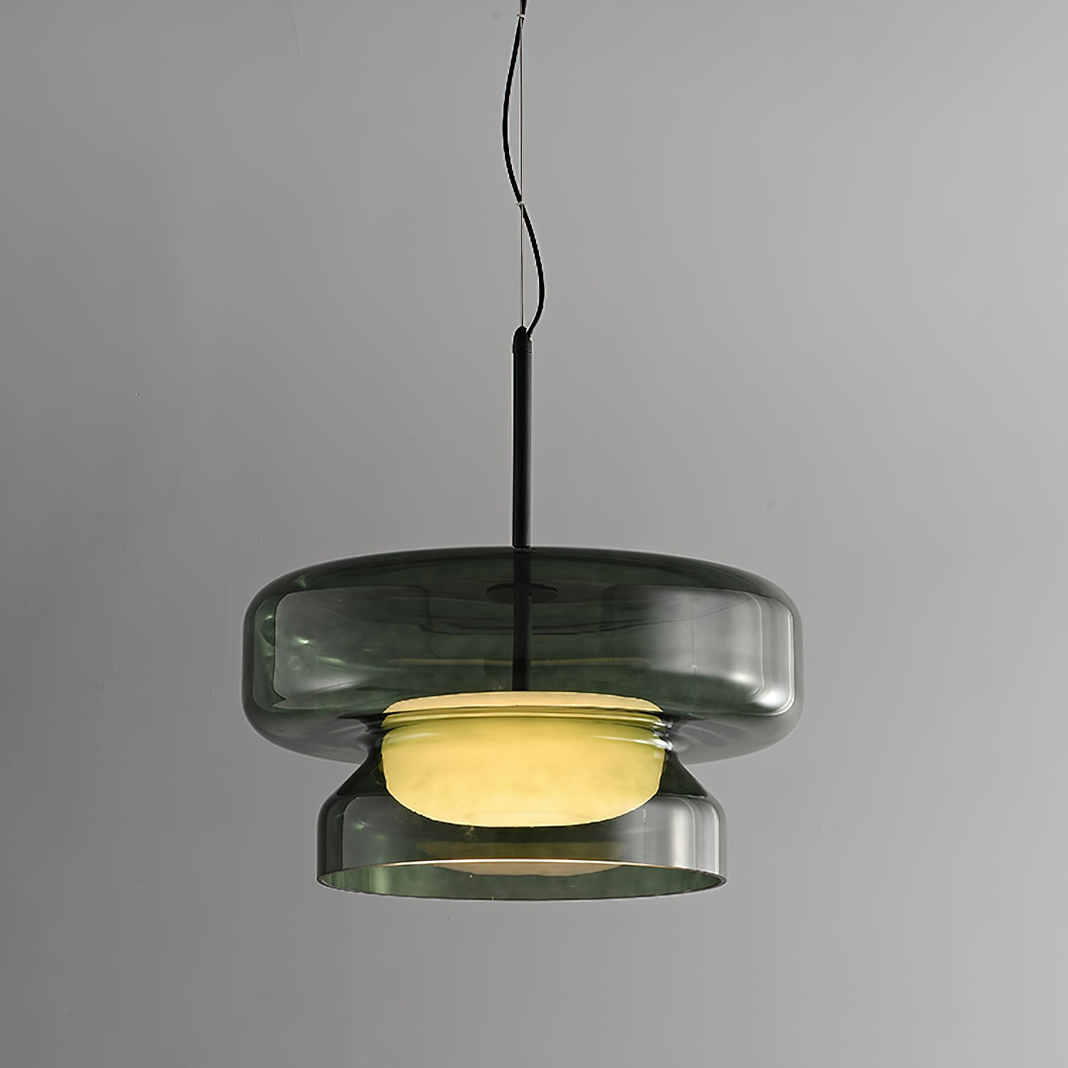 Hanglamp Glas Metaal LED Retro Bruin Eettafel Woonkamer Verstelbaar Snoer Design Verlichting Modern Interieur | Sansoti