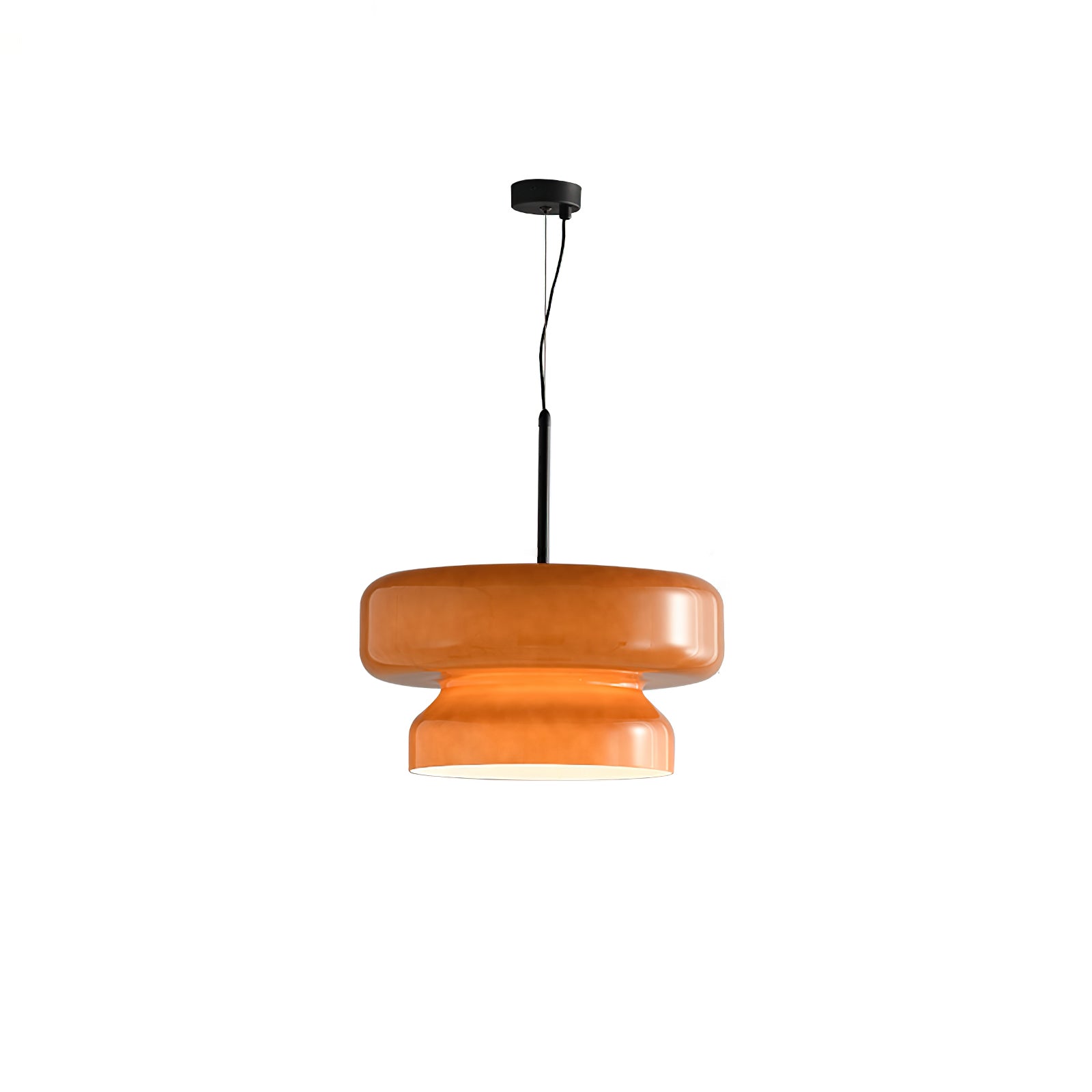 Hanglamp Glas Metaal LED Retro Bruin Eettafel Woonkamer Verstelbaar Snoer Design Verlichting Modern Interieur | Sansoti