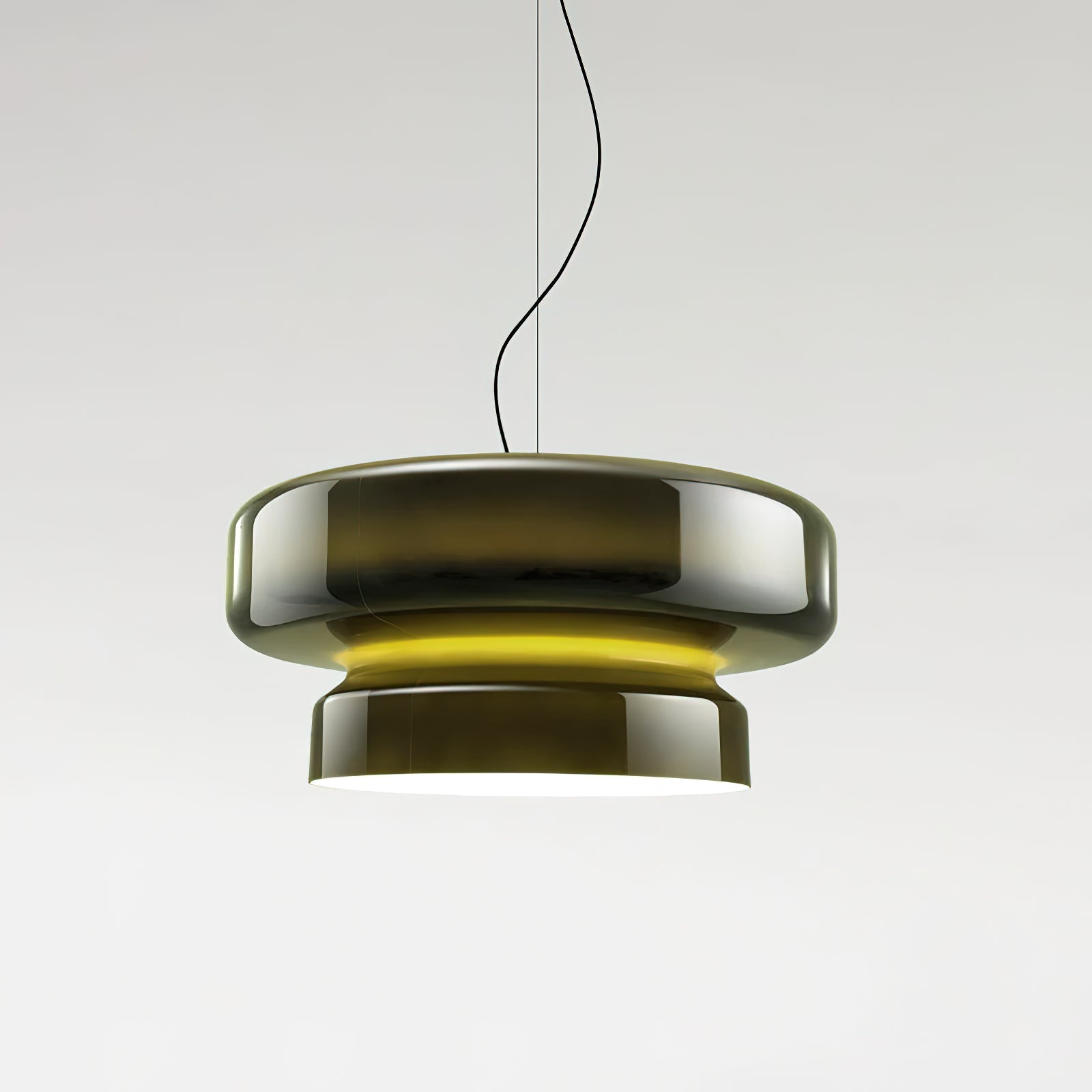 Hanglamp Glas Metaal LED Retro Bruin Eettafel Woonkamer Verstelbaar Snoer Design Verlichting Modern Interieur | Sansoti