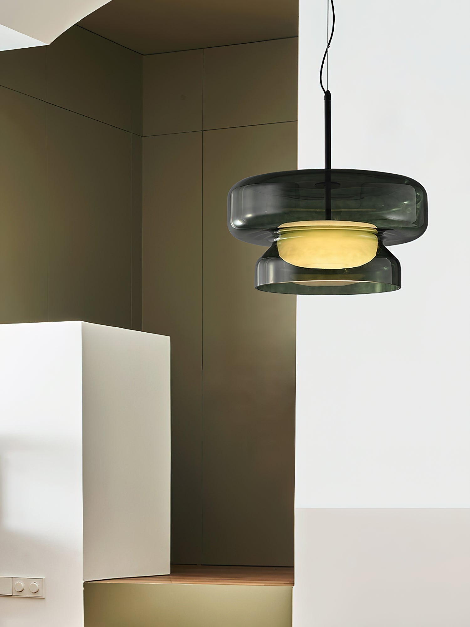 Hanglamp Glas Metaal LED Retro Bruin Eettafel Woonkamer Verstelbaar Snoer Design Verlichting Modern Interieur | Sansoti