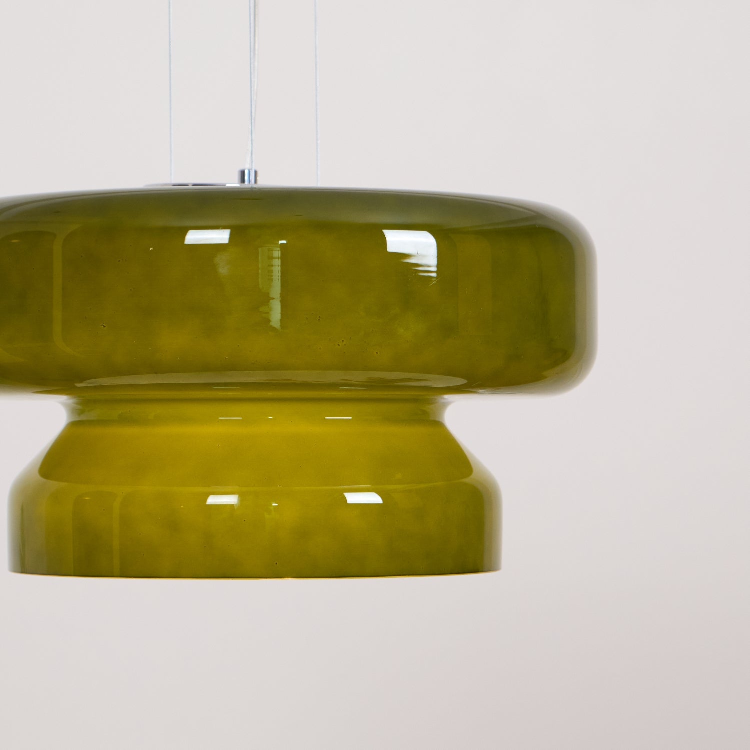 Suspension Verre Chrome Ambre Vert Violet E27 Boule Moderne Salon Chambre Salle à Manger | Restfield